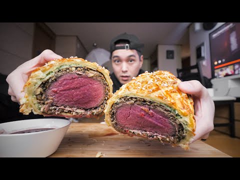 EATING BEEF <strong>WELLINGTON</strong> FOR THE <strong>FIRST</strong> TIME!