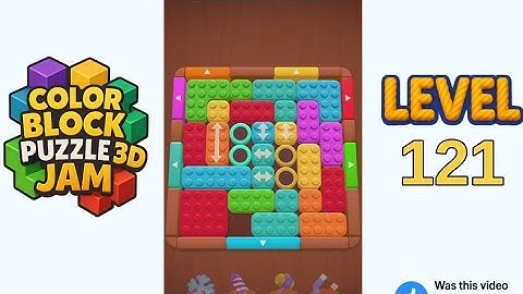 Color Block Puzzle 3D Jam Level 121 Walkthrough Solution