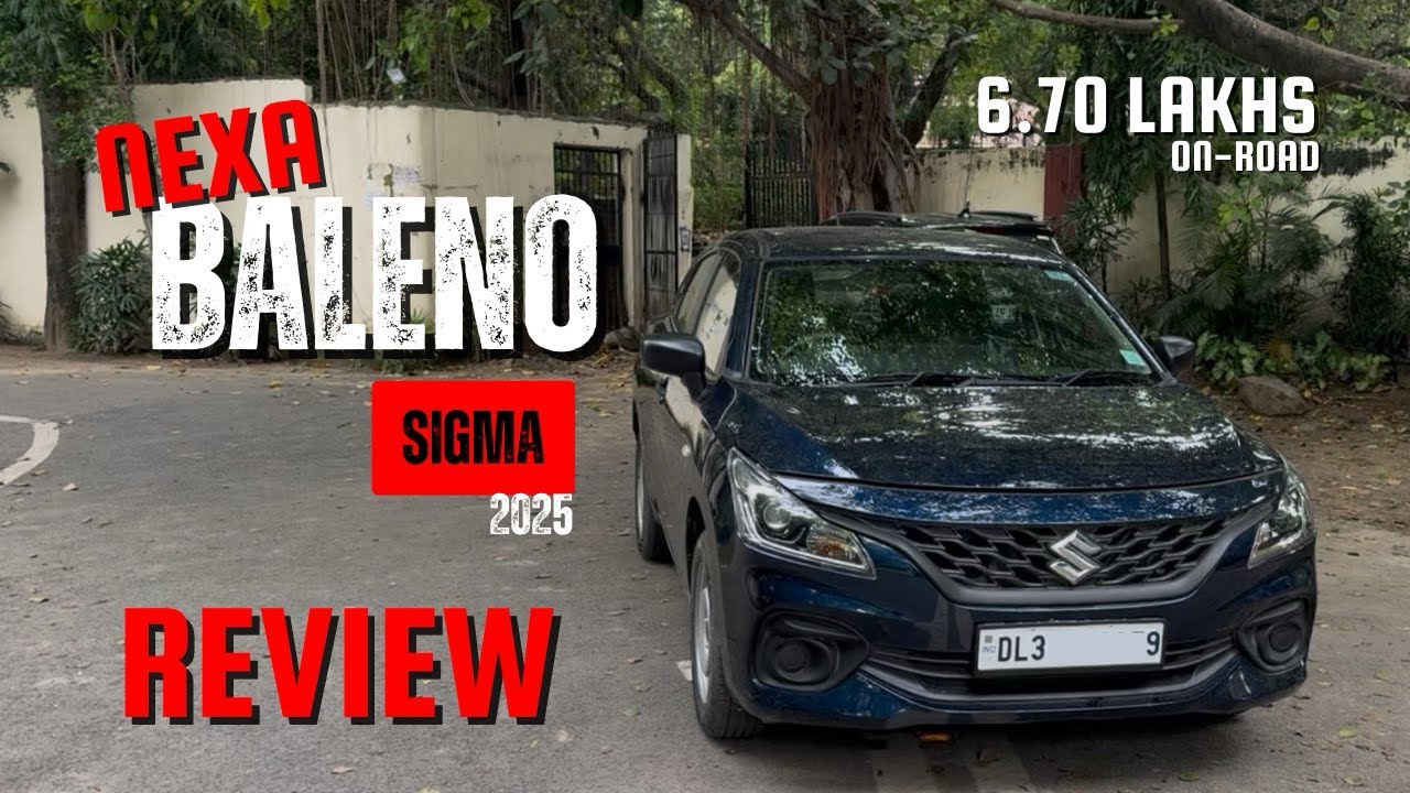 BALENO 2025 Sigma | Review | walk around | big discounts | 4 star ncap rating ? 