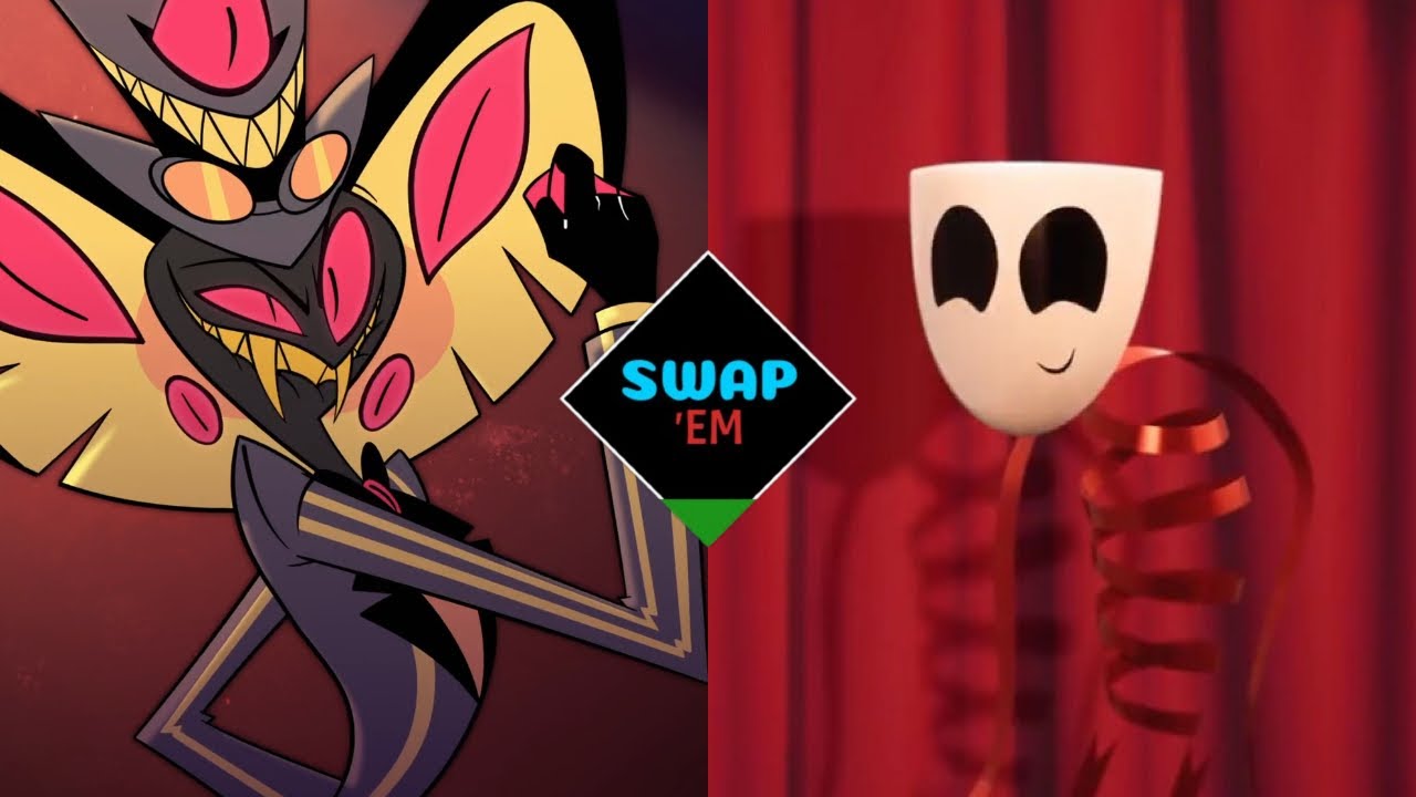 Swapped Gangle SIR PENTIOUS & GANGLE VOICE SWAP | Hazbin Hotel/The Amazing Digital ...