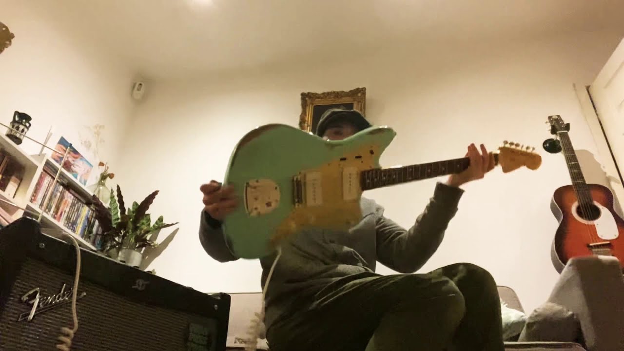DEMO: Fender Jazzmaster Relic for Noizemaker Guitars in Surf Green & Gold