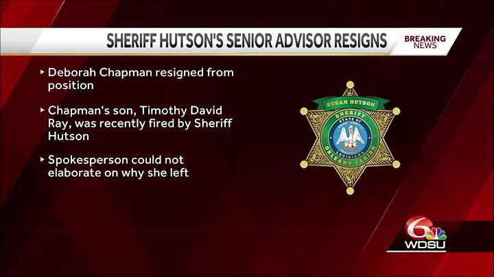 Senior advisor to Sheriff Susan Hutson resigns