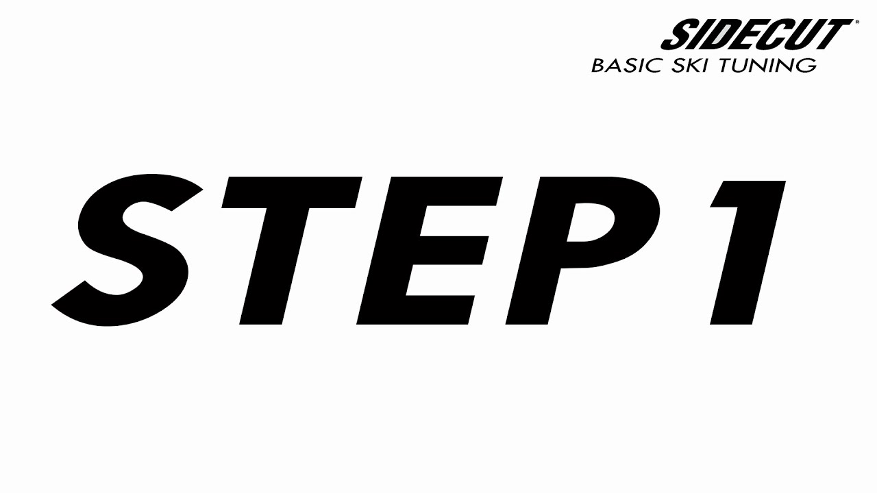 01 Ski Tuning Basic - step 1 Top sheet & Sidewall