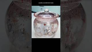 Lets make an ocean themed lidded jar to celebrate #summer