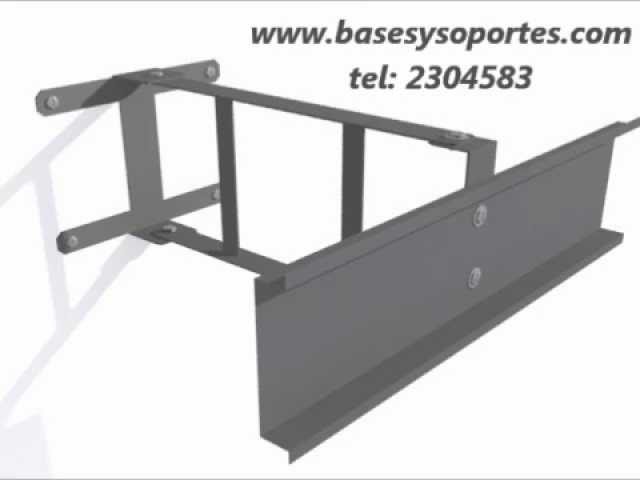 soporte brazo tv 43,47 50 pulgadas 52 y 55 pulgadas plasma lcd led - YouTube