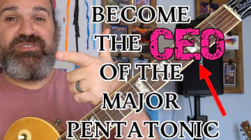 How To FIND THE MELODY Inside a Major Pentatonic Scale. Guitar Lesson