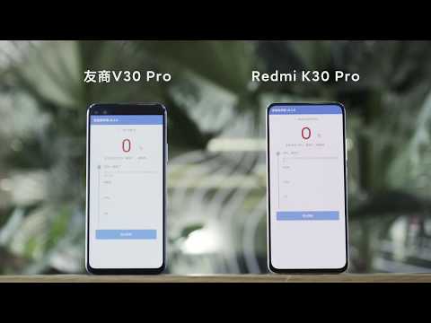 Redmi K30 Pro vs Honor V30 Pro Antutu Benchmark Running