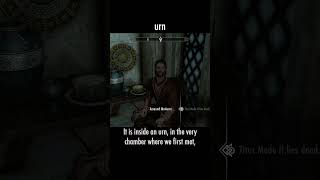 urn — The Elder Scrolls V: Skyrim dialogue scene