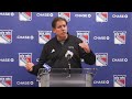 NYR Practice: Peter Laviolette Media Availability | November 13, 2023
