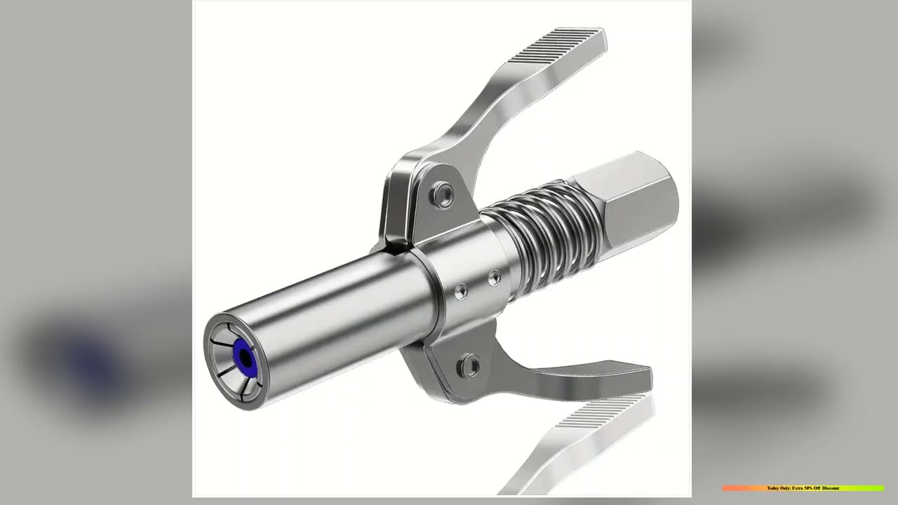 10000PSI Grease Gun Coupler NPTI8 Oil Pump Quick Release Grease Nozzle Injector Lubricating Oil