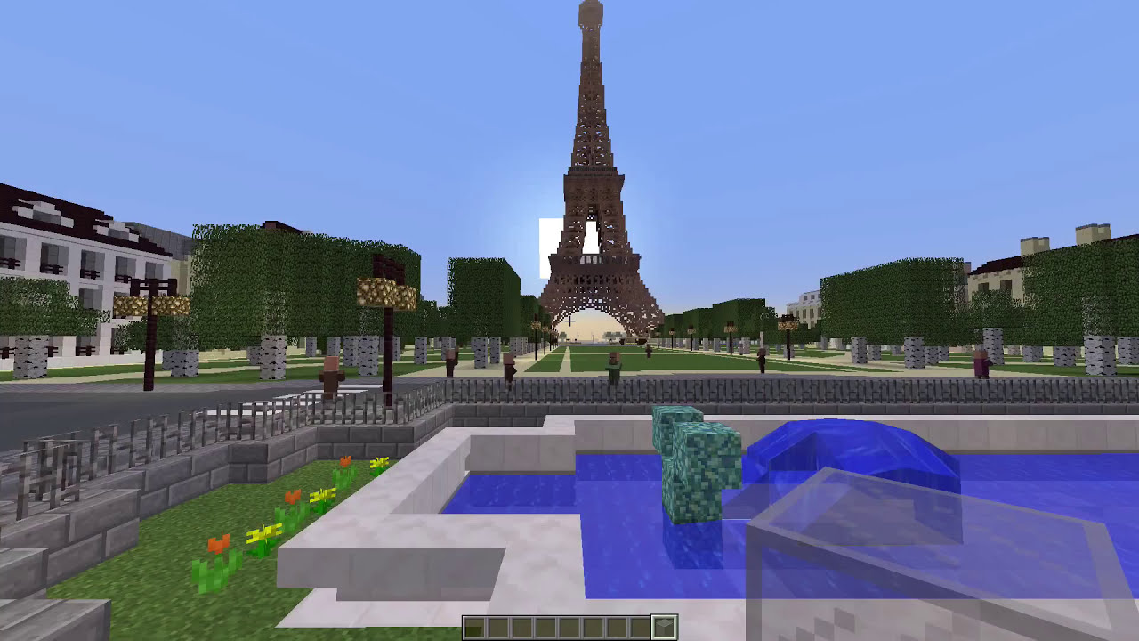 Eiffel Tower - Minecraft - YouTube