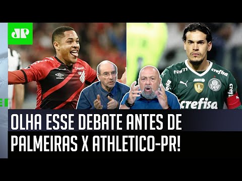 "Cara, se o Palmeiras GANHAR do Athletico-PR hoje, vai ser..." OLHA esse DEBATE ANTES do JOGÃO!