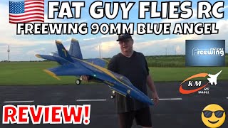 FREEWING F/A 18C 90MM BLUE ANGEL REVIEW by FGFRC #aviation #blueangels