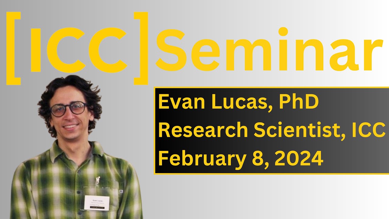 Preview image for ICC Seminar - Evan Lucas on a Reference-Free Text Segmentation Metric and his Research Background video