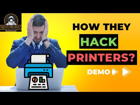 How to Hack Printers? | Hack IoT Devices | Hack Wifi Passoword | Secure Printer | Ethical Hacking