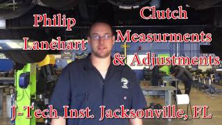 Clutch Measurements & Adjustments- [J-Tech Institute-Diesel Technician Training]