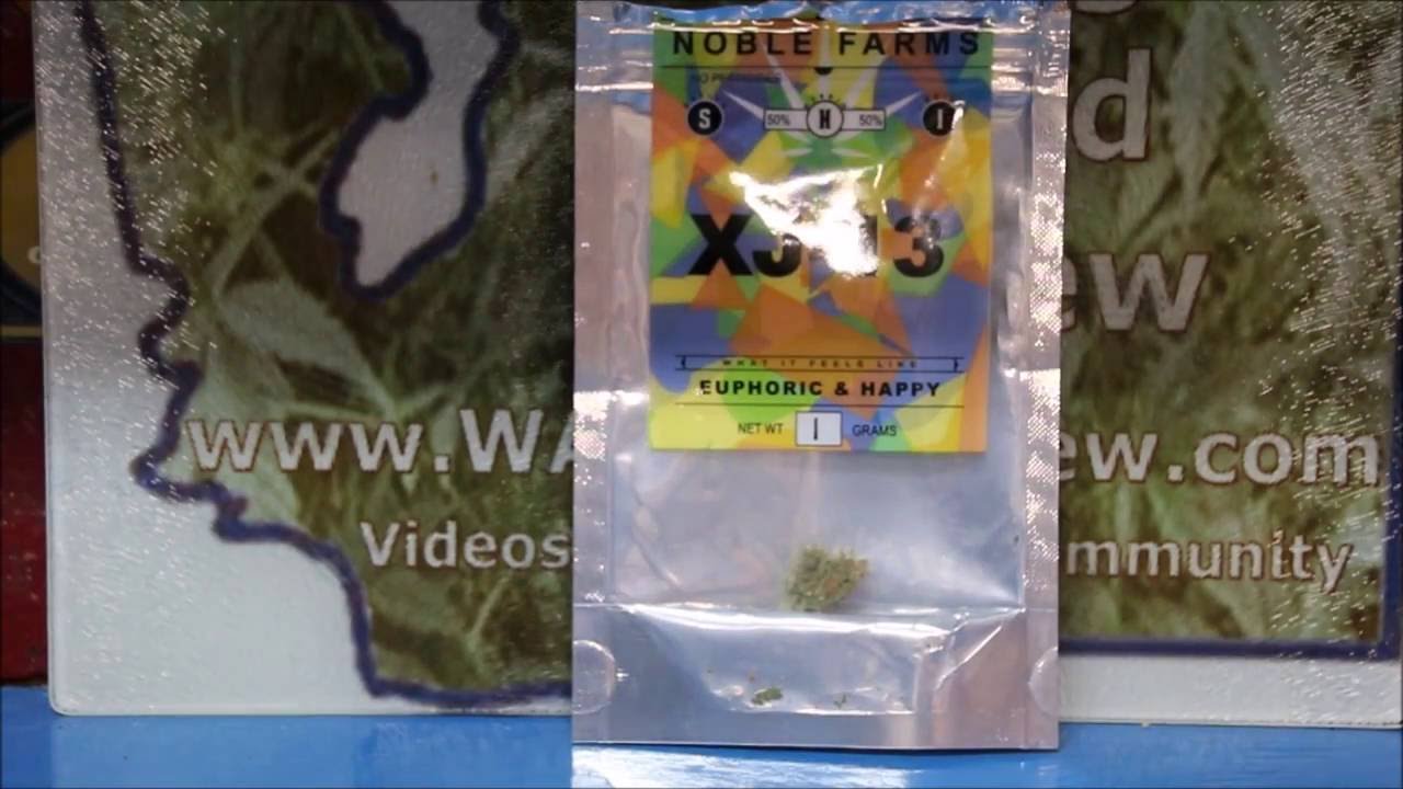 Noble Farms XJ13 Legal Weed Review 420 Strain Review YouTube