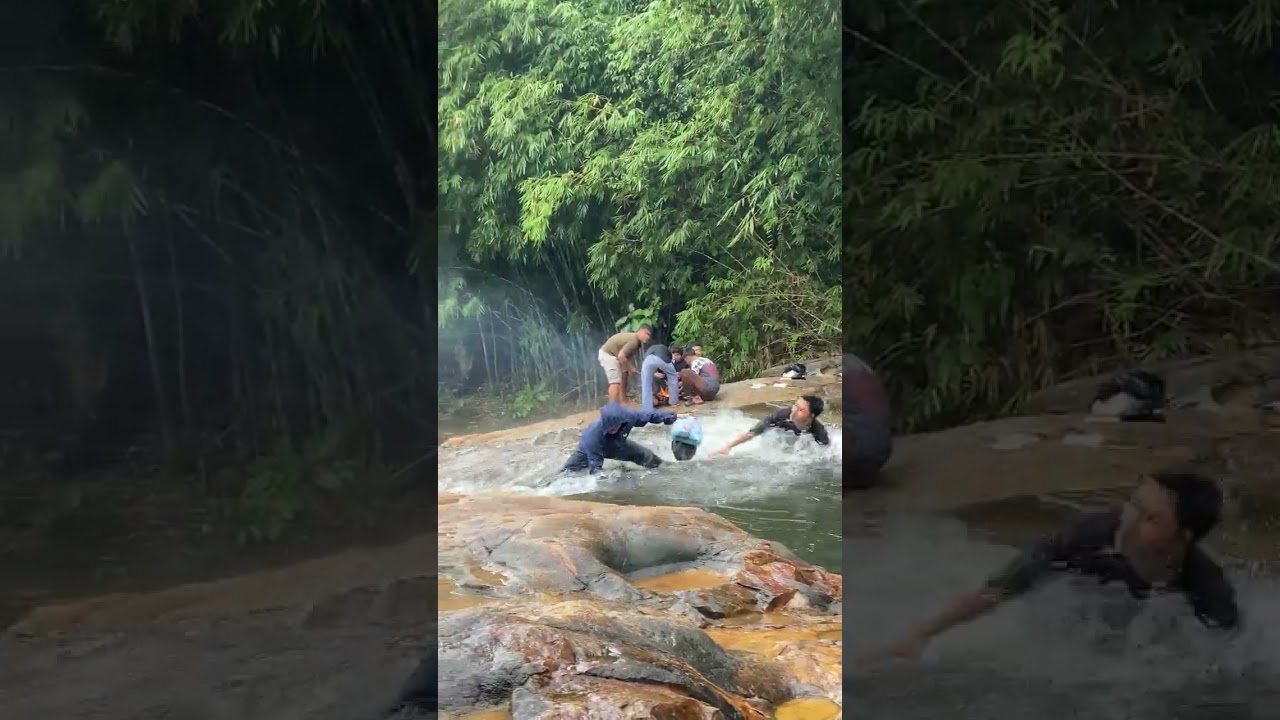 Video shows attempted water rescue gone awry in Pontianak, Indonesia