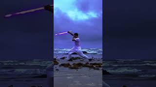 #lightsaber Training on the Beach