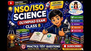 NSO PRACTICE TEST CLASS 8 2026-27 | Science Olympiad Questions with Answers