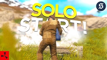 Starting out SOLO on RUST! (SOLO VANILLA RUST #1 S72)