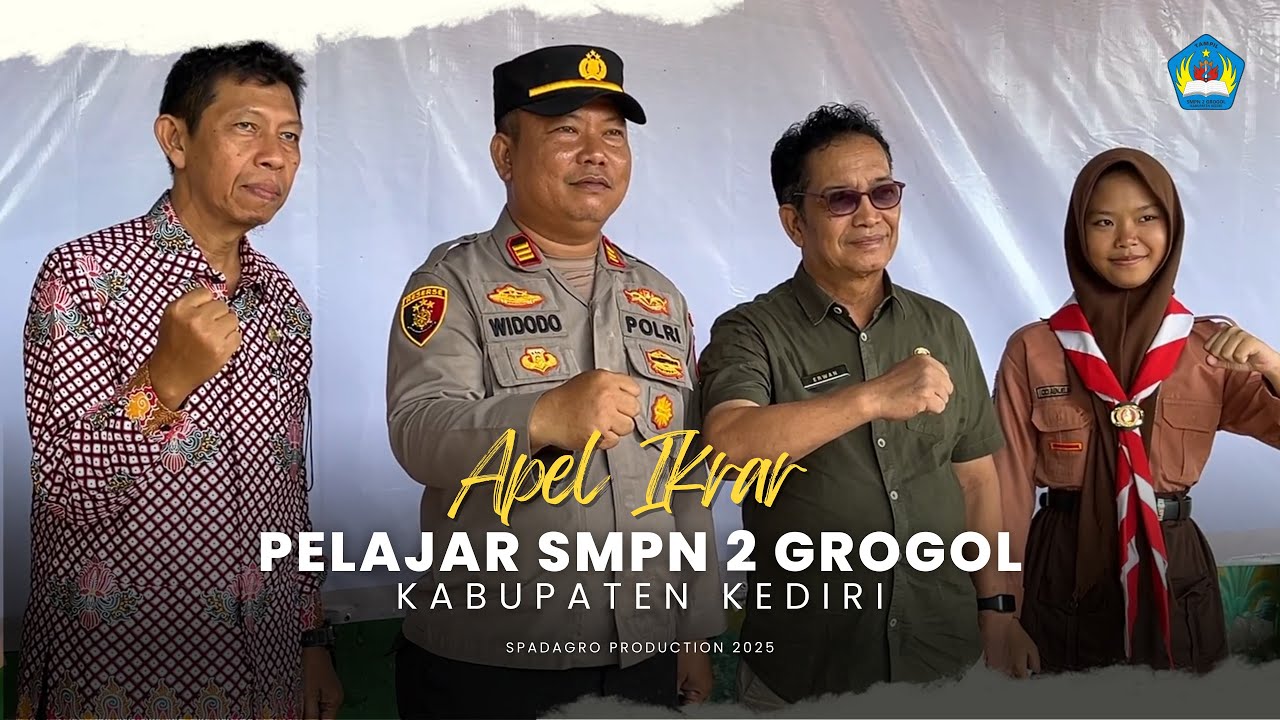Apel Ikrar Pelajar SMPN 2 Grogol Kab. Kediri