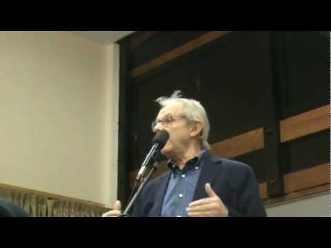 Ken Loach speaking in Barnet about the spirit of Post War Britain 2010