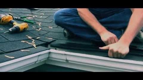 Raindrop Gutter Guard Installation Promo