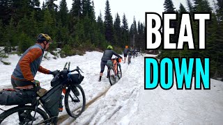 Hardest days mix = bikepacking + adventure cycling motivation for your Zone 2 indoor training :)