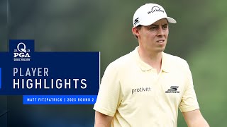 Matt Fitzpatrick Cards 3-Under 68 Round 2 Highlights 2025 Pga Championship