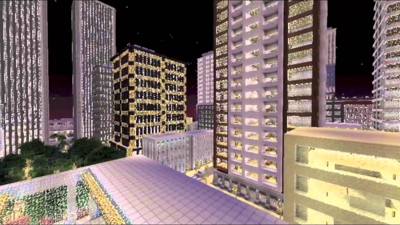 Minecraft 大都市mapプロモーションビデオ 舞倉市 告知pv Youtube