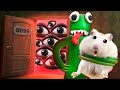 Rewind 2022 hamster challenge vs rainbow friends  hamsterious rainbow friends compilation 1