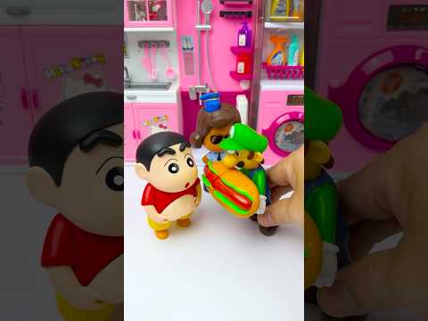 Shin Chan made me smile Toy Fun ASMR#shorts #funny #toys #asmr #satisfying