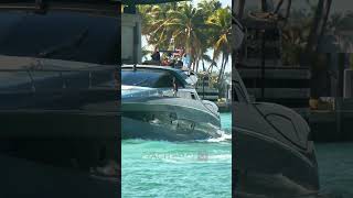 Welcome to the future of yacht buying. 🛥️✨ Riva yacht at Haulover Inlet