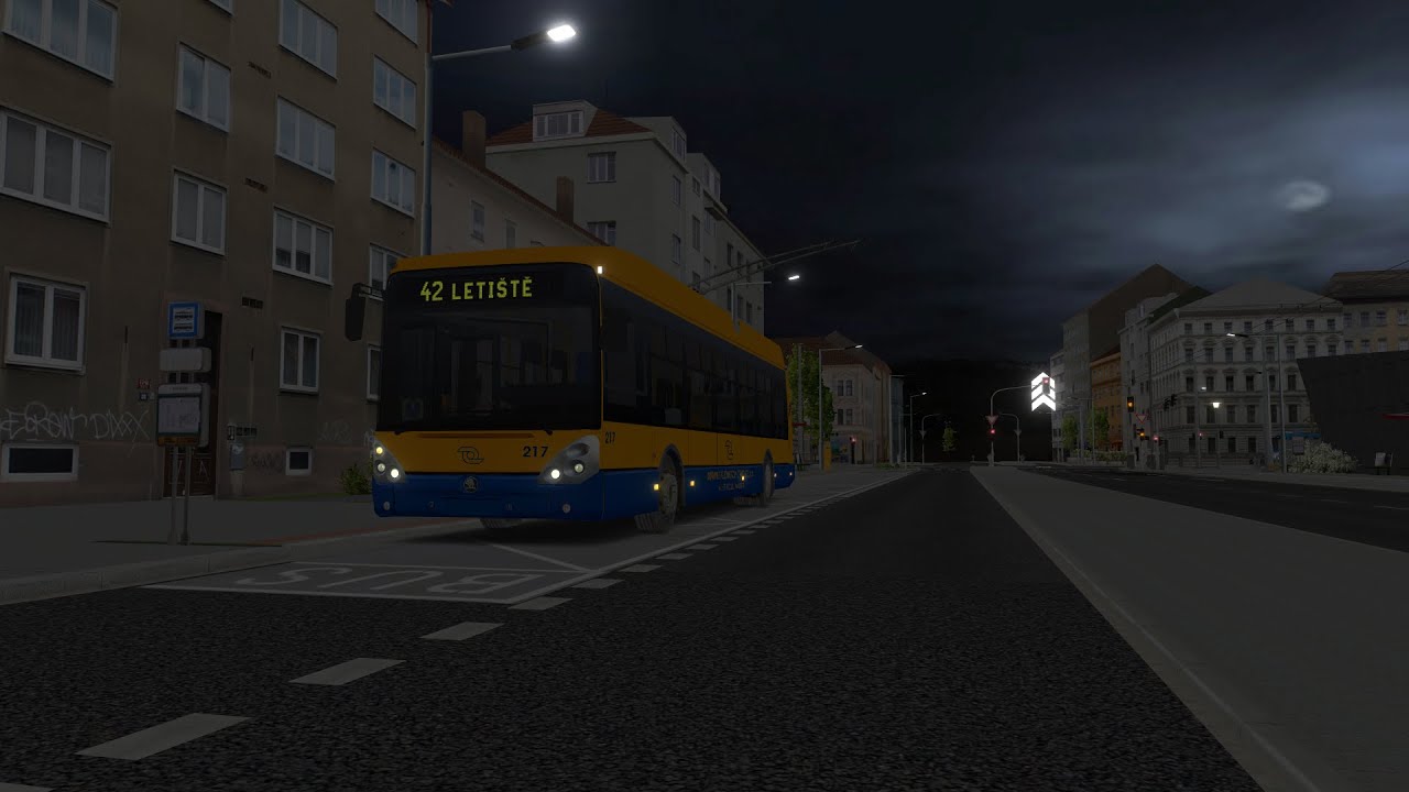 (SIMT MHD) Linka 42 Nemocnice Vřesiny - Letiště s Trolejbusem Škoda 24Tr Citelis ev.č 217