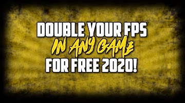 How To Optimize Windows 10 For Gaming! (2020)- How To Boost FPS IN ALL GAMES - Improve Performance!