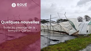 Tempête Ciaran : des nouvelles après tous ces dégâts