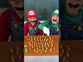 Mario vs Luigi: WASABI Russian Roulette Challenge! (Don't Eat the Spicy One!) #challenge #cosplay