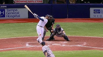 NYY@TB: Loney drives in two with a double to the gap