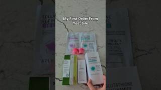 My 1st order from @yesstyle #beautytips #skincare #skincareroutine #beauty #selfcare #motivation