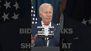 Biden responds to Trump rally shooting