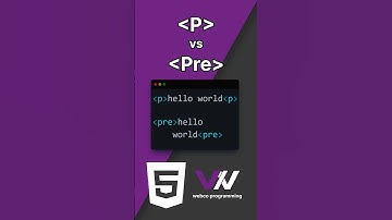 p Vs pre tag explained Html | what is the Difference ?