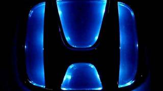 ステップワゴンＲＫ　エンブレムＬＥＤ　レッドエンブレム　ブルー.AVI