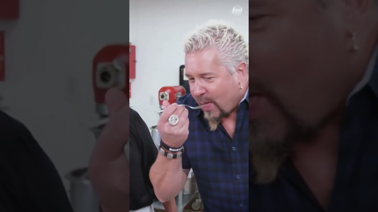 Guy Fieri Eats JUMBO Lasagna | Diners, Drive-Ins and Dives | Food Network