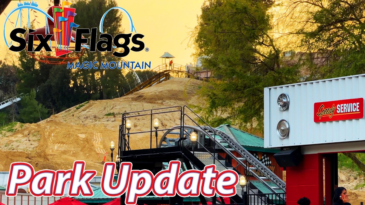 Новые аттракционы в Six Flags Magic Mountain в 2026 и 2027 годах | Обновление информации о парке ...