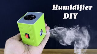 How to make Humidifier at home | DIY ultrasonic mist maker