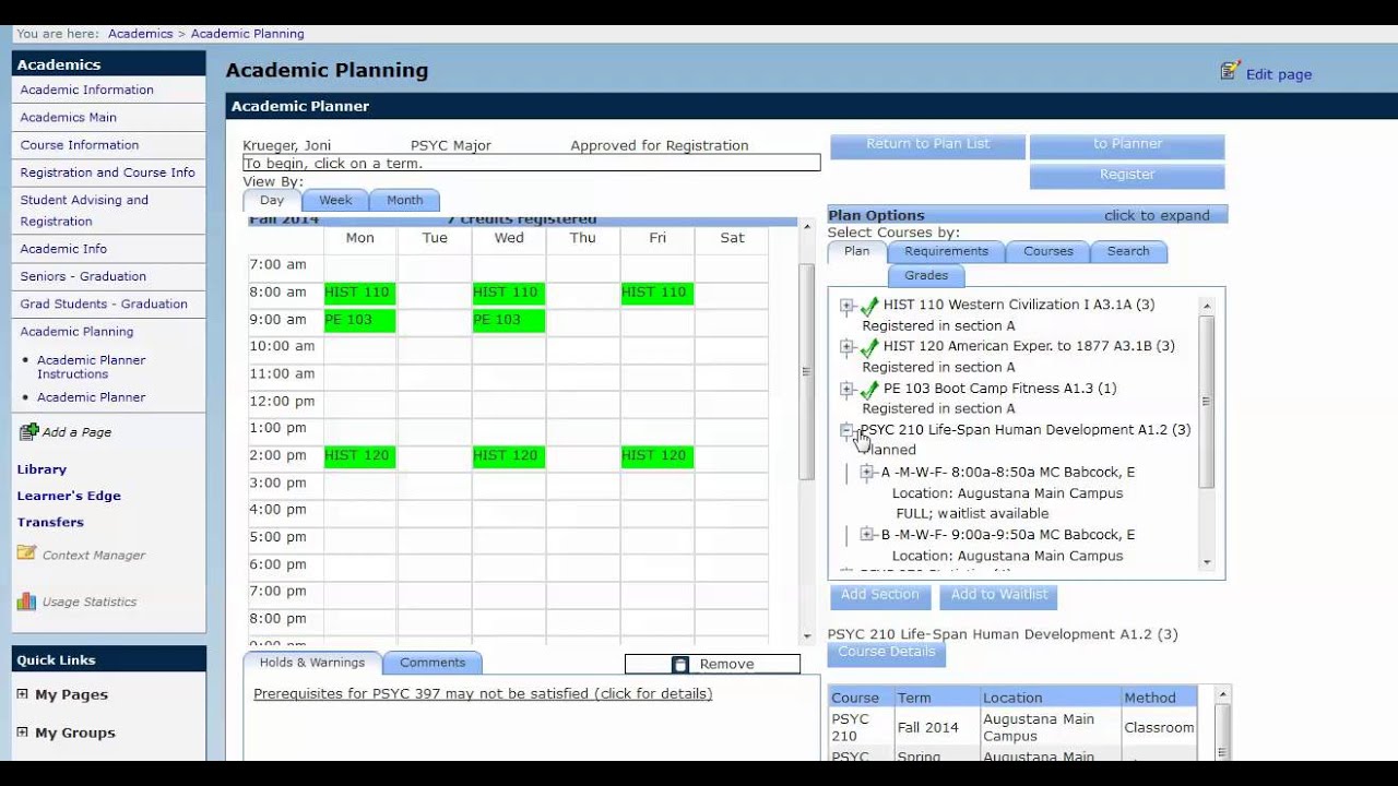 Changing your Registration YouTube
