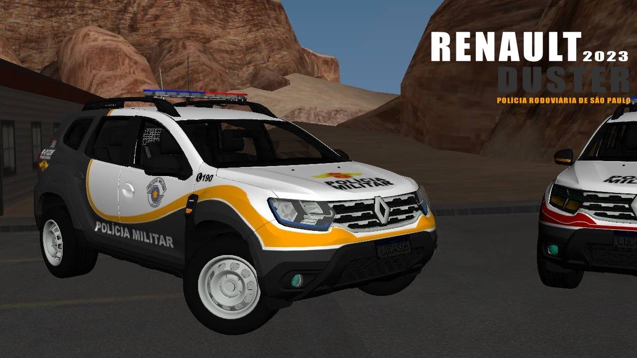 Renault Duster Polícia Rodoviária De São Paulo NOVO GRAFISMO GTA SA ANDROID/PC