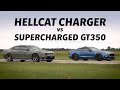 Hellcat Charger vs Supercharged GT350 STREET RACE!