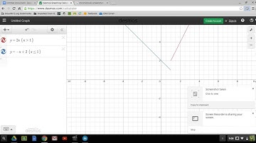 Google Doc Screenshot Video Desmos Example